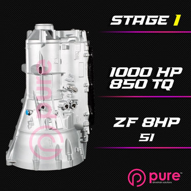 PURE ZF 8HP51 STAGE 1 TRANSMISSION UPGRADE 1000HP/850TQ